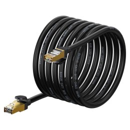 Kabel sieciowy Baseus Ethernet RJ45, 10Gb, 8m (czarny)