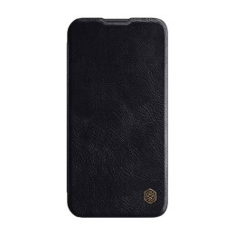 Etui skórzane Nillkin Qin Pro Leather Case do iPhone 14 (czarne)