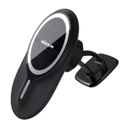 Uchwyt samochodowy MagSafe z ładowarką indukcyjną Qi Nillkin Energy W2 (czarny)