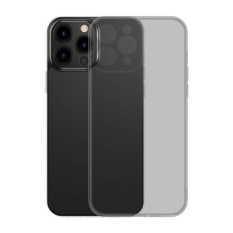 Etui Baseus Frosted Glass Case do iPhone 13 PRO (czarne) + szkło hartowane