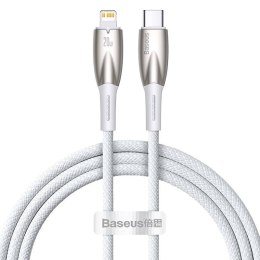 Kabel USB-C do Lightning Baseus Glimmer, 20W, 1m (biały)