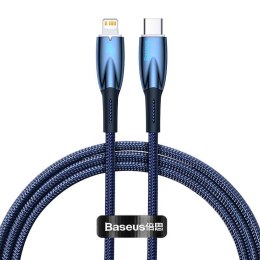 Kabel USB-C do Lightning Baseus Glimmer, 20W, 1m (niebieski)