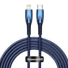 Kabel USB-C do Lightning Baseus Glimmer, 20W, 2m (niebieski)