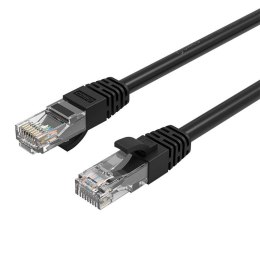 Okrągły kabel sieciowy Ethernet Orico, RJ45, Cat.6, 1m (czarny)