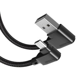 Kabel USB do Micro USB, Mcdodo CA-7530, kątowy, 1.2m (czarny)