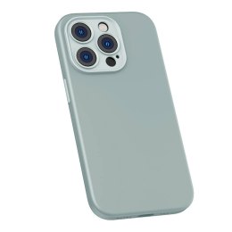 Etui Baseus Liquid Silica Gel do iPhone 14 Pro Max (zielone) +szkło hartowane +zestaw czyszczący