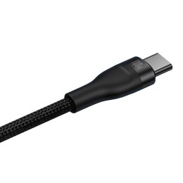 Kabel USB 2w1 Baseus Flash Series, USB-C do USB-C 100W, 1.5m (czarny)