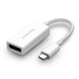 Adapter USB-C do Display Port UGREEN MM130, 4K 60Hz, (biały)