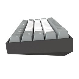 Bezprzewodowa klawiatura mechaniczna Delux KM33 BT RGB (szaro-biała)