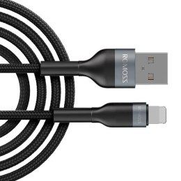 Kabel USB do Lightning Romoss CB12B 2.4A 1m (czarny)
