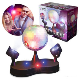 Kula Disco z Oświetleniem LED PartyFunLights