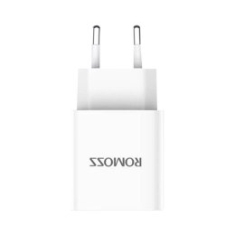 Ładowarka sieciowa Romoss AC20T, USB + USB-C, 20W (biała)