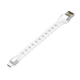 Kabel USB - Micro USB LDNIO LS50 0,15m (biały)