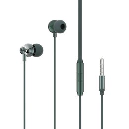 Słuchawki dokanałowe przewodowe Vipfan M07, 3.5mm (zielone)