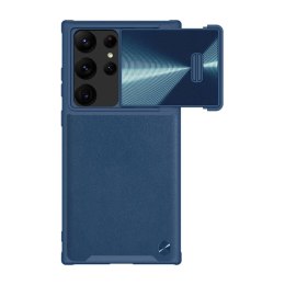 Etui Nillkin CamShield Leather do Samsung Galaxy S23 Ultra (niebieskie)