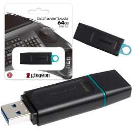 Kingston Pamięć Pendrive Exodia USB3.2 64GB