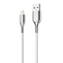 Kabel Lightning do USB Cygnett Armoured 2.4A 12W 0,1m (biały)
