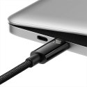 Kabel USB-C do USB-C Baseus Tungsten Gold 240W 2 m (czarny)