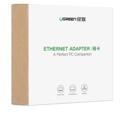 Adapter zewnętrzny Gigabit Ethernet USB 3.0 UGREEN (szary)