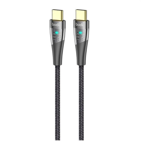 Kabel USB-C do USB-C Budi 65W, 1.5m (czarny)