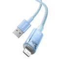 Kabel szybko ładujący Baseus USB-A do Lightning Explorer Series 2m, 2.4A (niebieski)