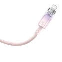 Kabel szybko ładujący Baseus USB-C do Lightning Explorer Series 1m, 20W (różowy)