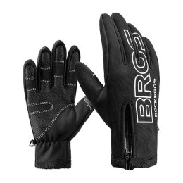 Rękawiczki rowerowe Rockbros S091-4BK (czarne)