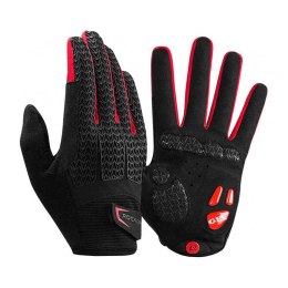 Rękawiczki rowerowe Rockbros S169-1BR rozmiar L (czarno-czerwone)