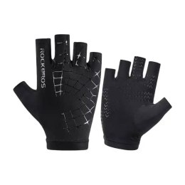 Rękawiczki rowerowe bez palców Rockbros S202BKL (czarne)