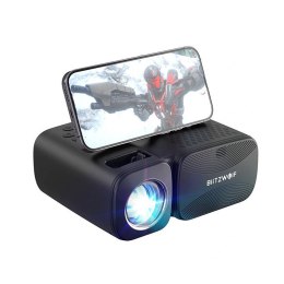 Rzutnik / Projektor LED BlitzWolf BW-V3 Mini, Wi-Fi + Bluetooth (czarny)
