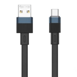 Kabel USB-C Remax Flushing, 2.4A, 1m (czarny)