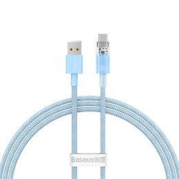 Kabel szybkiego ładowania Baseus USB do USB-C 6A,1m (Niebieski)
