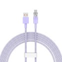Kabel szybkiego ładowania Baseus USB do USB-C 6A,2m (Fioletowy)