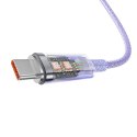 Kabel szybkiego ładowania Baseus USB do USB-C 6A,2m (Fioletowy)
