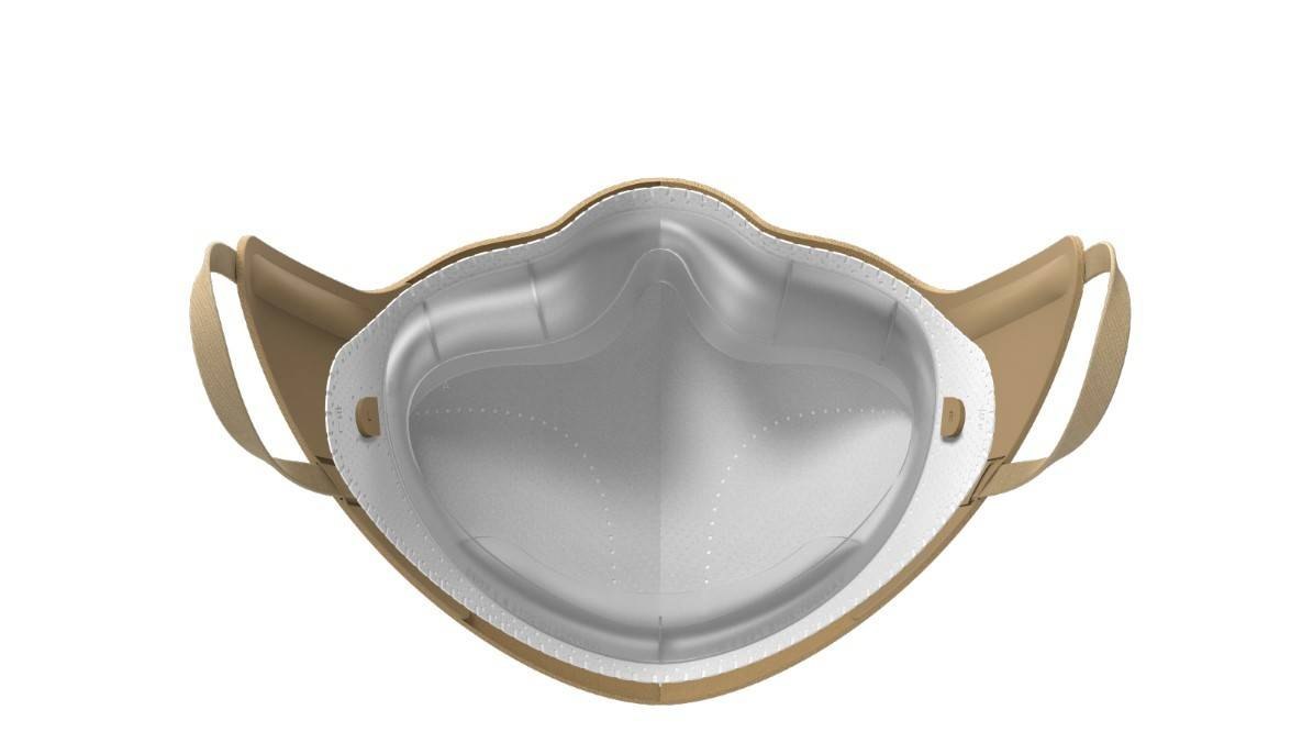 Maska antysmogowa AirPop Original beżowa