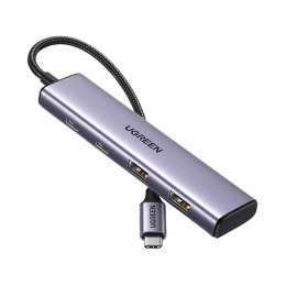 Adapter HUB UGREEN CM473 USB-C do 2x USB-A, 2x USB-C