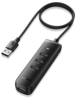 Adapter 4w1 UGREEN CM416 Hub USB do 4x USB 1m (czarny)