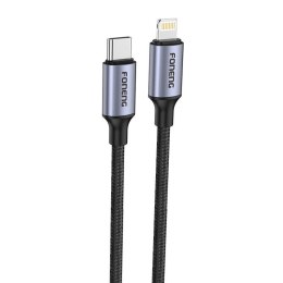 Kabel Foneng Metal Head Braided Cable PD20W 1.2m (szary)