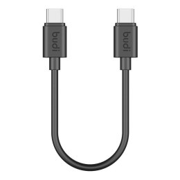 Kabel USB Budi 65W 25cm (czarny)