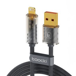 Kabel USB do USB-C Toocki, 1m, 12W (szary)