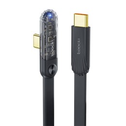 Kabel kątowy USB-C do USB-C Toocki, 1m, 100W (czarny)