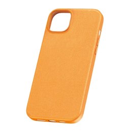 Etui na telefon iPhone15 Plus Baseus Fauxther Series (Pomarańczowy)