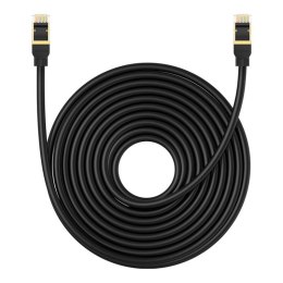 Kabel sieciowy kat. 8 Baseus Ethernet RJ45, 40Gbps, 10m (czarny)