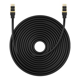 Kabel sieciowy kat. 8 Baseus Ethernet RJ45, 40Gbps, 20m (czarny)
