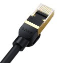 Kabel sieciowy kat. 8 Baseus Ethernet RJ45, 40Gbps, 8m (czarny)