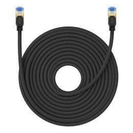 Kabel sieciowy w oplocie kat. 7 Baseus Ethernet RJ45, 10Gbps, 20m (czarny)
