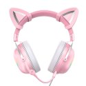 Słuchawki gamingowe ONIKUMA X11 Różowe
