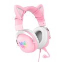 Słuchawki gamingowe ONIKUMA X11 Różowe