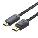 Kabel 4K DisplayPort do HDMI 3m Vention HAGBI (Czarny)