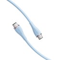 Kabel USB-C 2.0 do USB-C 5A Vention TAWSF 1m jasnoniebieski silikonowy